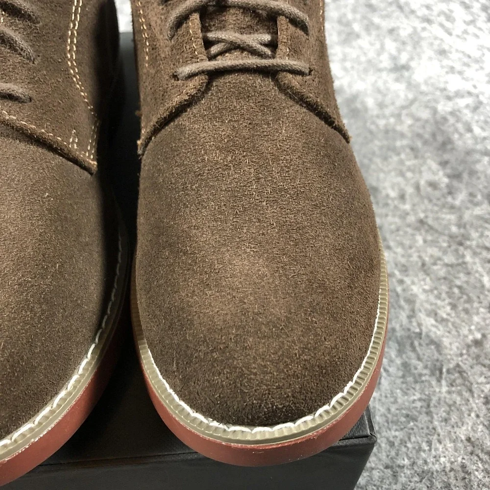 GH‎ Bass Boys 4 Brown Suede Derby Dress Shoes Junior 2 0402-6939-211